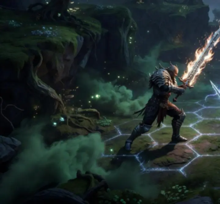 Divinity: Original Sin 2 tactical battlefield overview with fantasy combat and strategic positioning